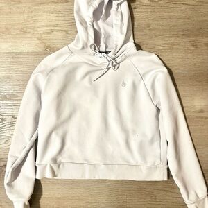 Ryderwear Women's White Cropped Hoodie